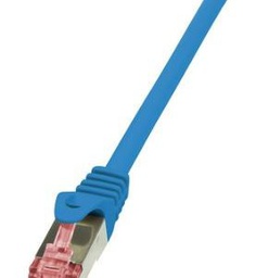 [ITKINFCOR-2250110037] Cordon de brassage CAT6 S-FTP 0.5m Bleu[DK-1644-005/B]