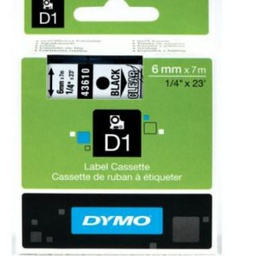 [ITKINFRUB-1240420014] Ruban pour etiqueteuse Dymo D1  12X7 mm[43613]
