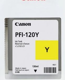 [ITKINFCRT-1220220103] Cartouche Canon PFI 120 Yellow pour Canon TM300[2888C001]