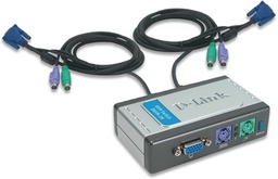 [ITKINFCLS-1910310001] Switch+Clavier-ecran-souris-2 ports DKVM-2K[DKVM2U]