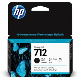 [ITKINFCRT-1220210268] Cartouche HP 712 Noir 38ml pour DesignJet / R?f: 3ED70A[3ED70A]