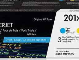 [ITKINFTON-1210110257] Toner HP Laser MultiPack de 3 Toner HP 201X Cyan/Yello/Magenta[CF253XM]